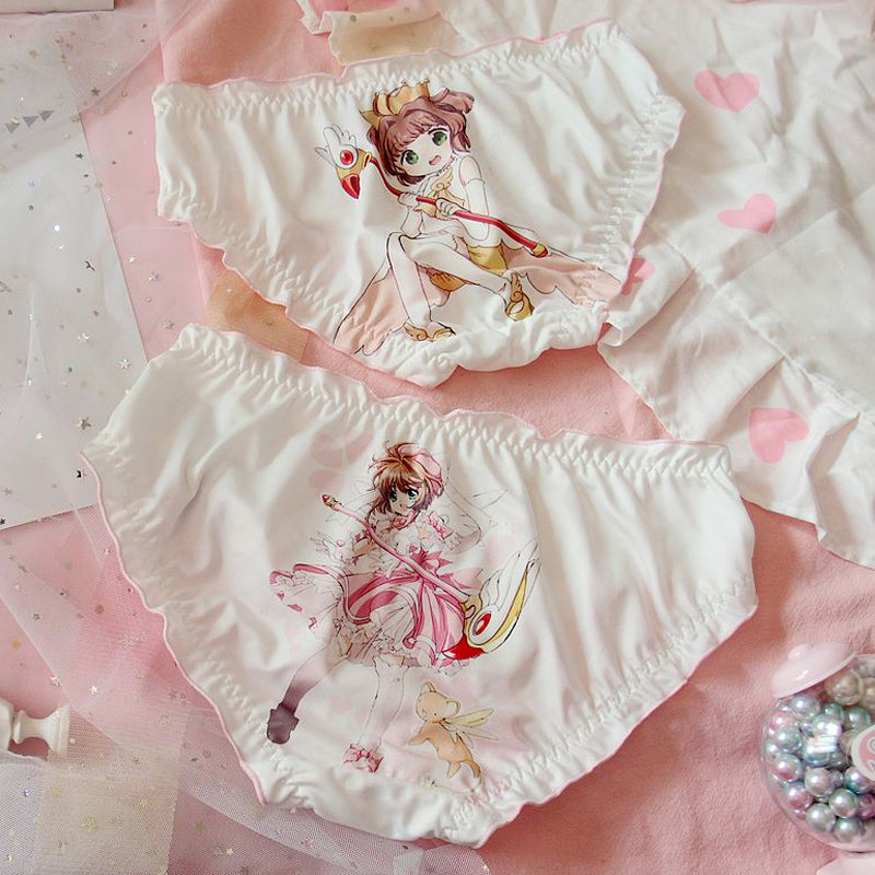 Sailor Moon Amine Girly Kawaii Sweetie Heart Underwear Panty – Sofyee