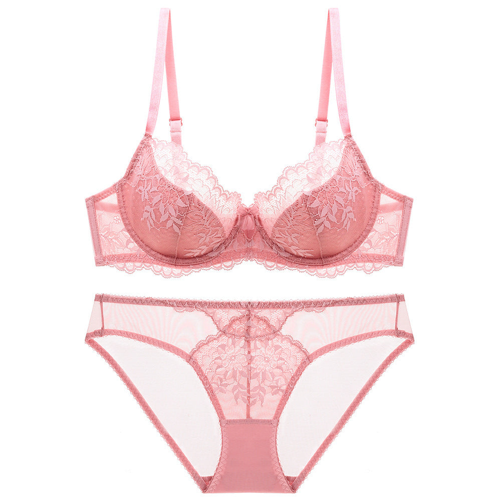 Molly Instpring Pink Lace 3/4 Cup Bra